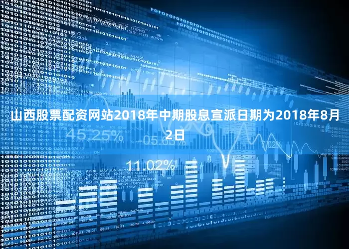山西股票配资网站2018年中期股息宣派日期为2018年8月2日