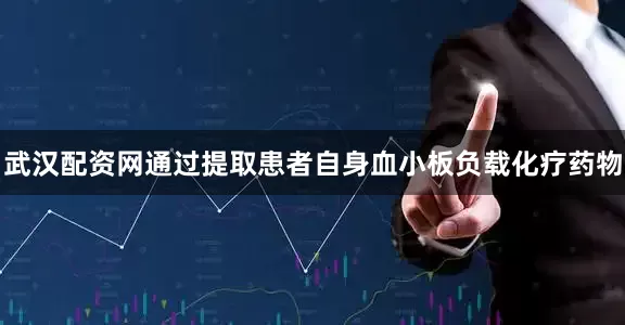 武汉配资网通过提取患者自身血小板负载化疗药物